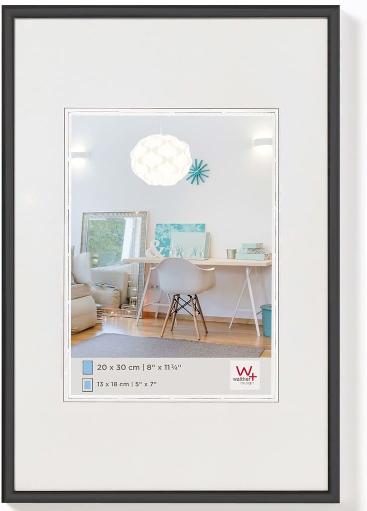 Walther Design Fotoram New Lifestyle 40x50 cm svart Walther Design Fotoram New Lifestyle 40x50 cm svart
