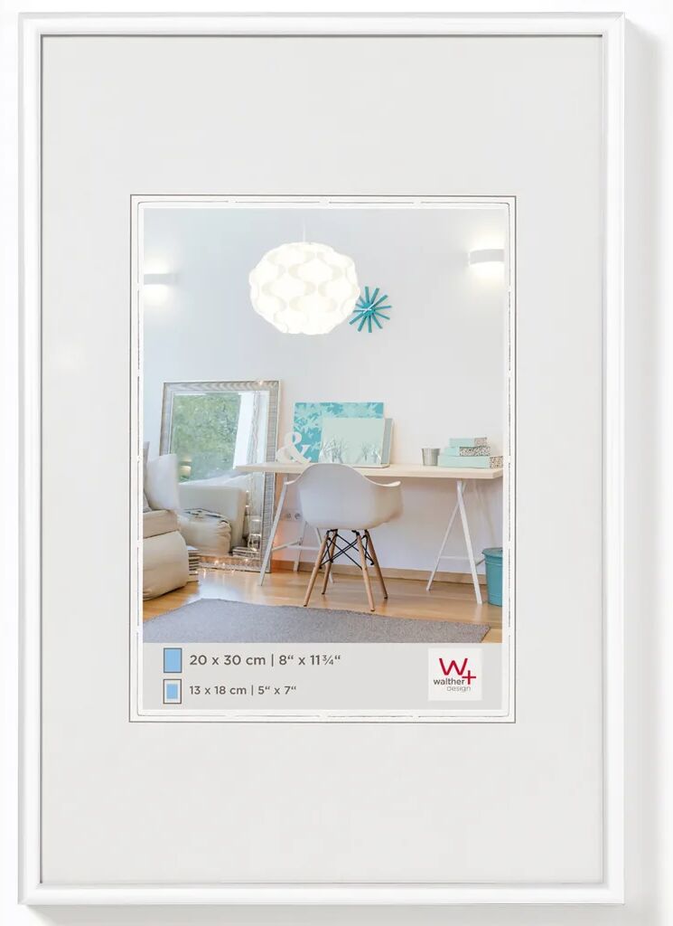 Walther Design Fotoram New Lifestyle 40x60 cm vit