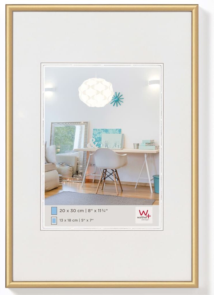 Walther Design Fotoram New Lifestyle 50x60 cm guld Walther Design Fotoram New Lifestyle 50x60 cm guld