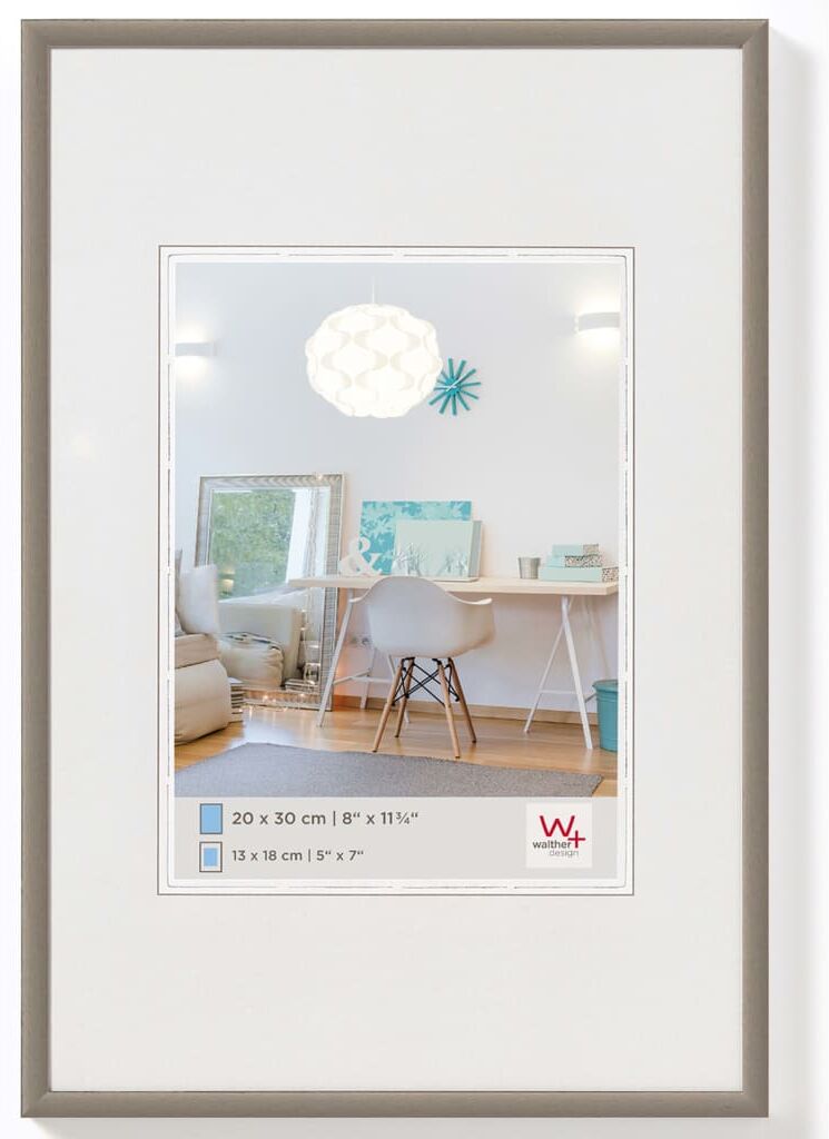 Walther Design Fotoram New Lifestyle 60x80 cm stål Walther Design Fotoram New Lifestyle 60x80 cm stål
