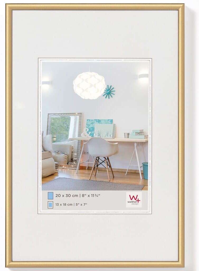 Walther Design Fotoram New Lifestyle 60x80 cm guld Walther Design Fotoram New Lifestyle 60x80 cm guld