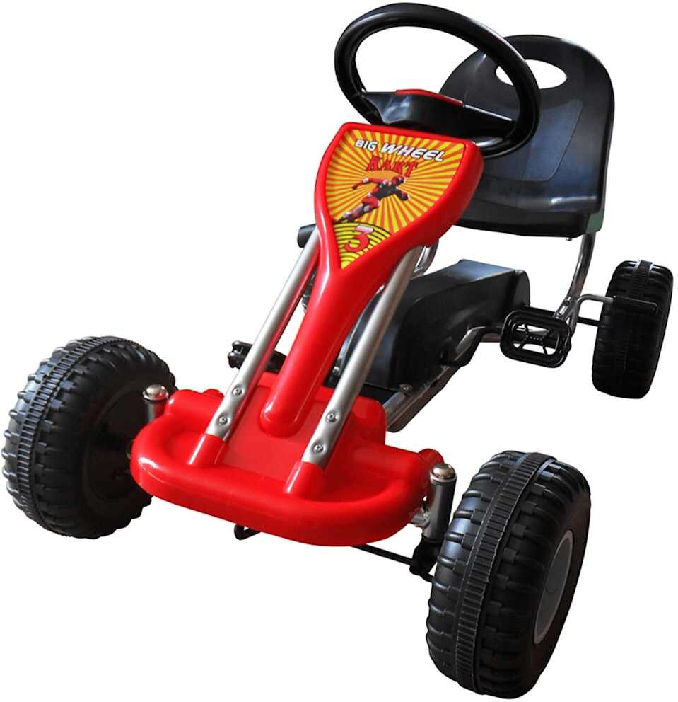 vidaXL Trampbil röd vidaXL Trampbil röd