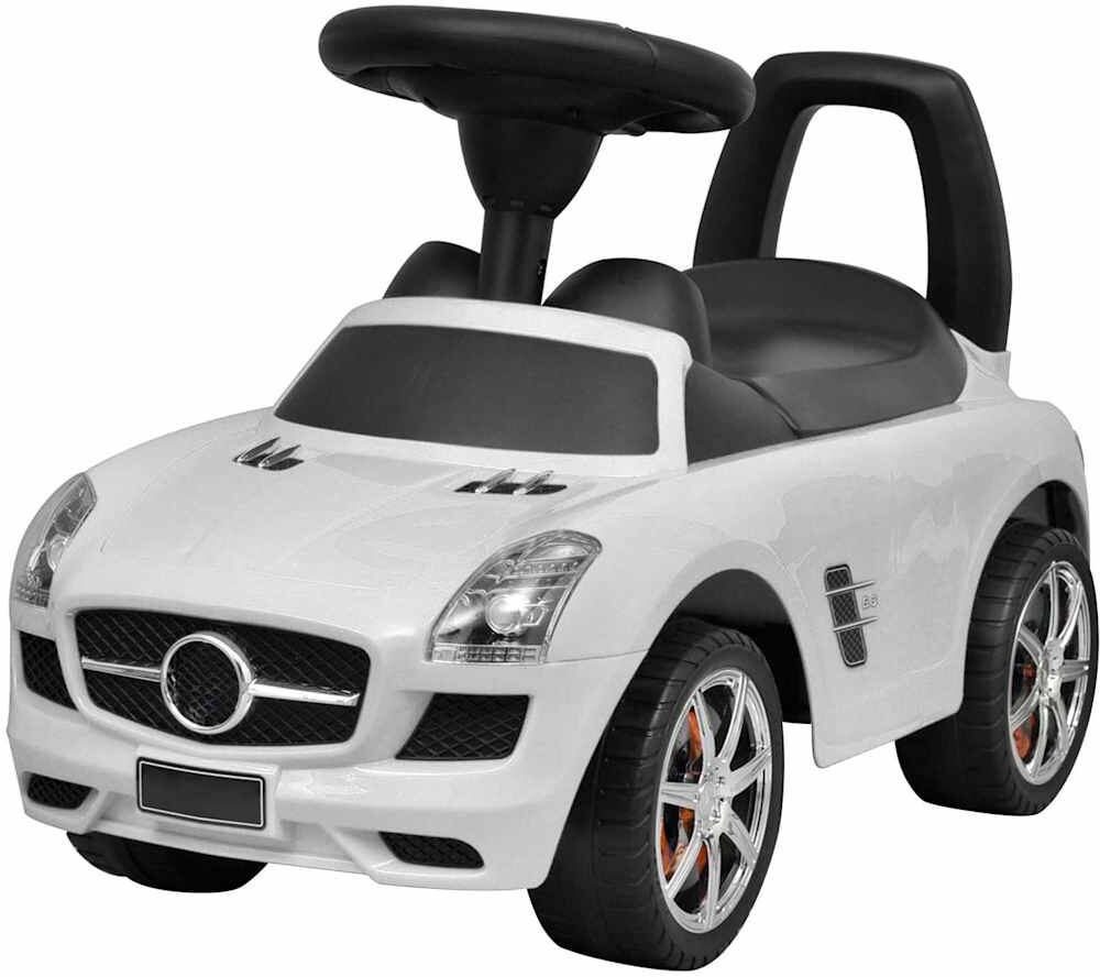 vidaXL Vit Mercedes Benz trampbil vidaXL Vit Mercedes Benz trampbil