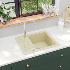 vidaXL Diskho granit enkel beige