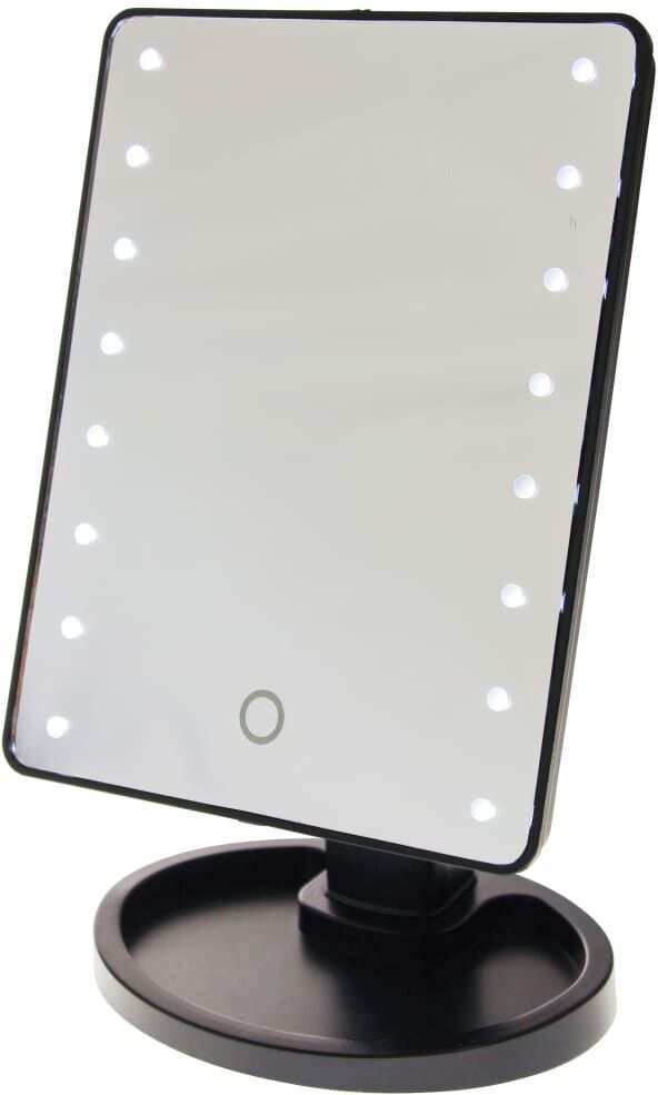 United Entertainment Spegel med LED-belysning svart United Entertainment Spegel med LED-belysning svart