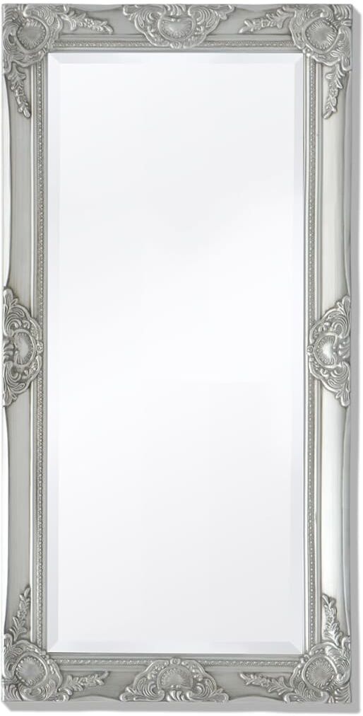 vidaXL Väggspegel i barockstil 100x50 cm silver vidaXL Väggspegel i barockstil 100x50 cm silver