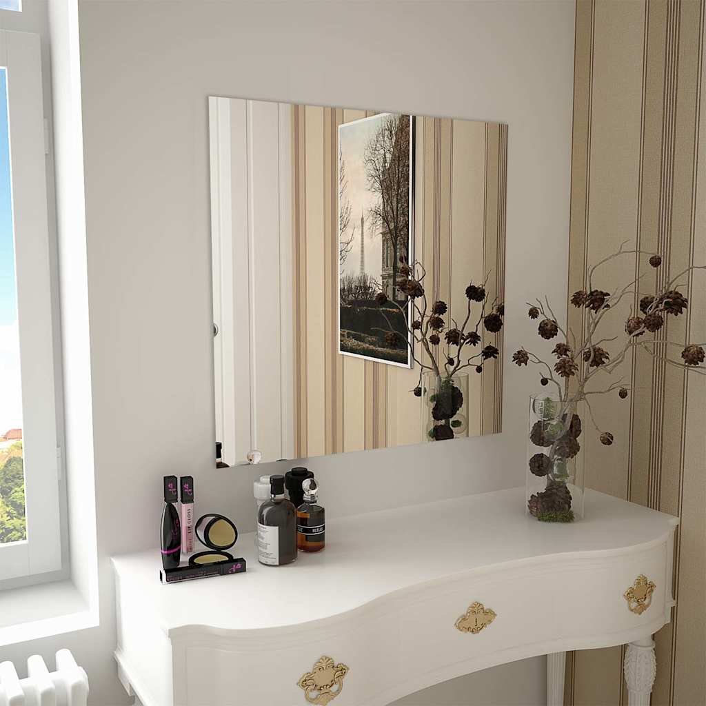 vidaXL Väggspegel fyrkantig 70x70 cm glas vidaXL Väggspegel fyrkantig 70x70 cm glas