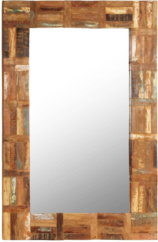 vidaXL Väggspegel massivt återvunnet trä 60x90 cm vidaXL Väggspegel massivt återvunnet trä 60x90 cm