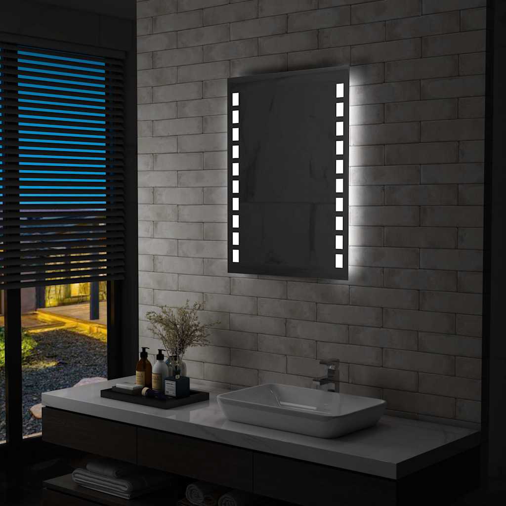 vidaXL Badrumsspegel LED 60x80 cm vidaXL Badrumsspegel LED 60x80 cm