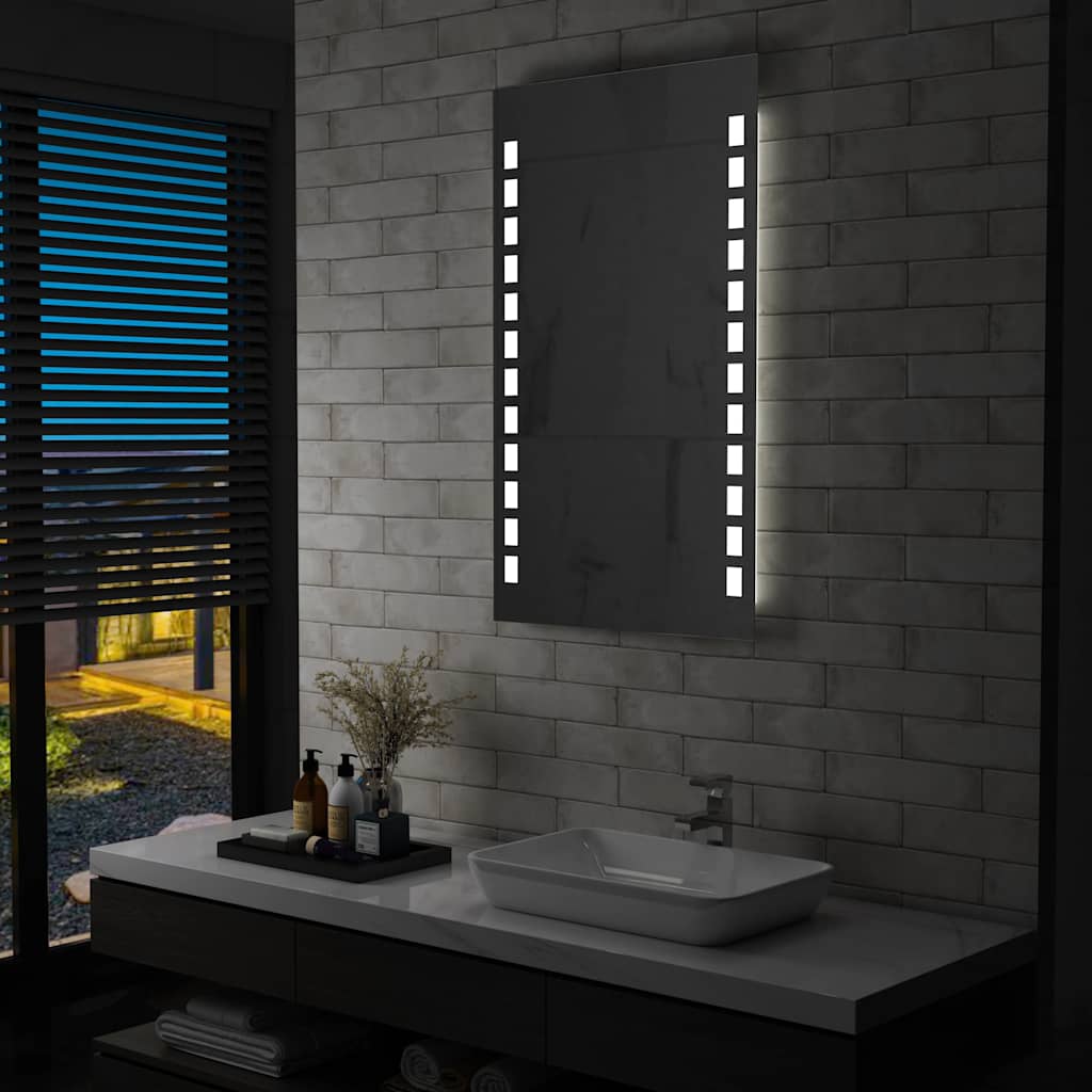 vidaXL Badrumsspegel LED 60x100 cm vidaXL Badrumsspegel LED 60x100 cm