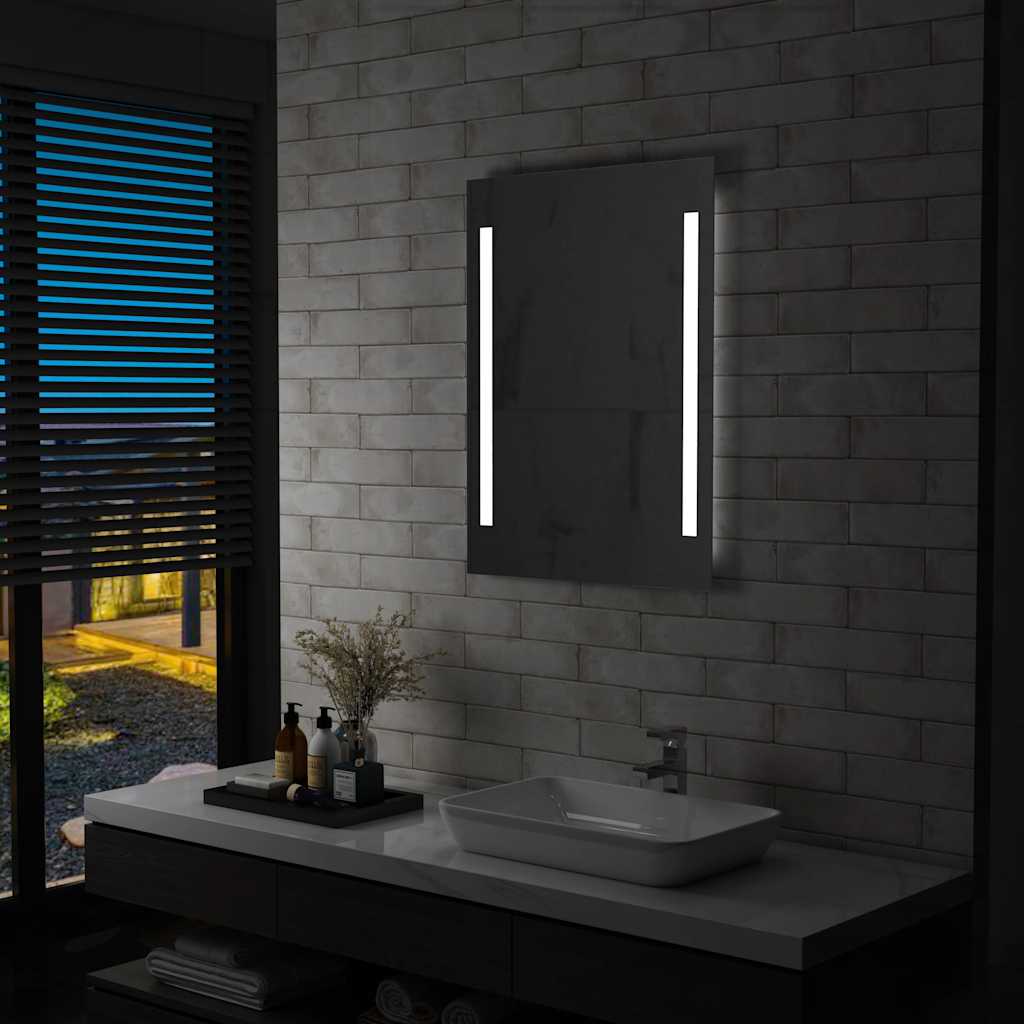 vidaXL Badrumsspegel LED 60x80 cm vidaXL Badrumsspegel LED 60x80 cm