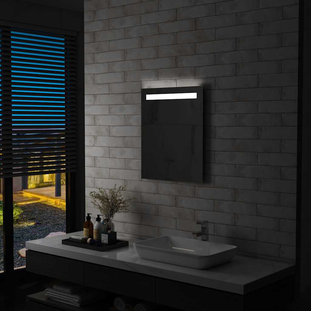 vidaXL Badrumsspegel LED 50x60 cm vidaXL Badrumsspegel LED 50x60 cm