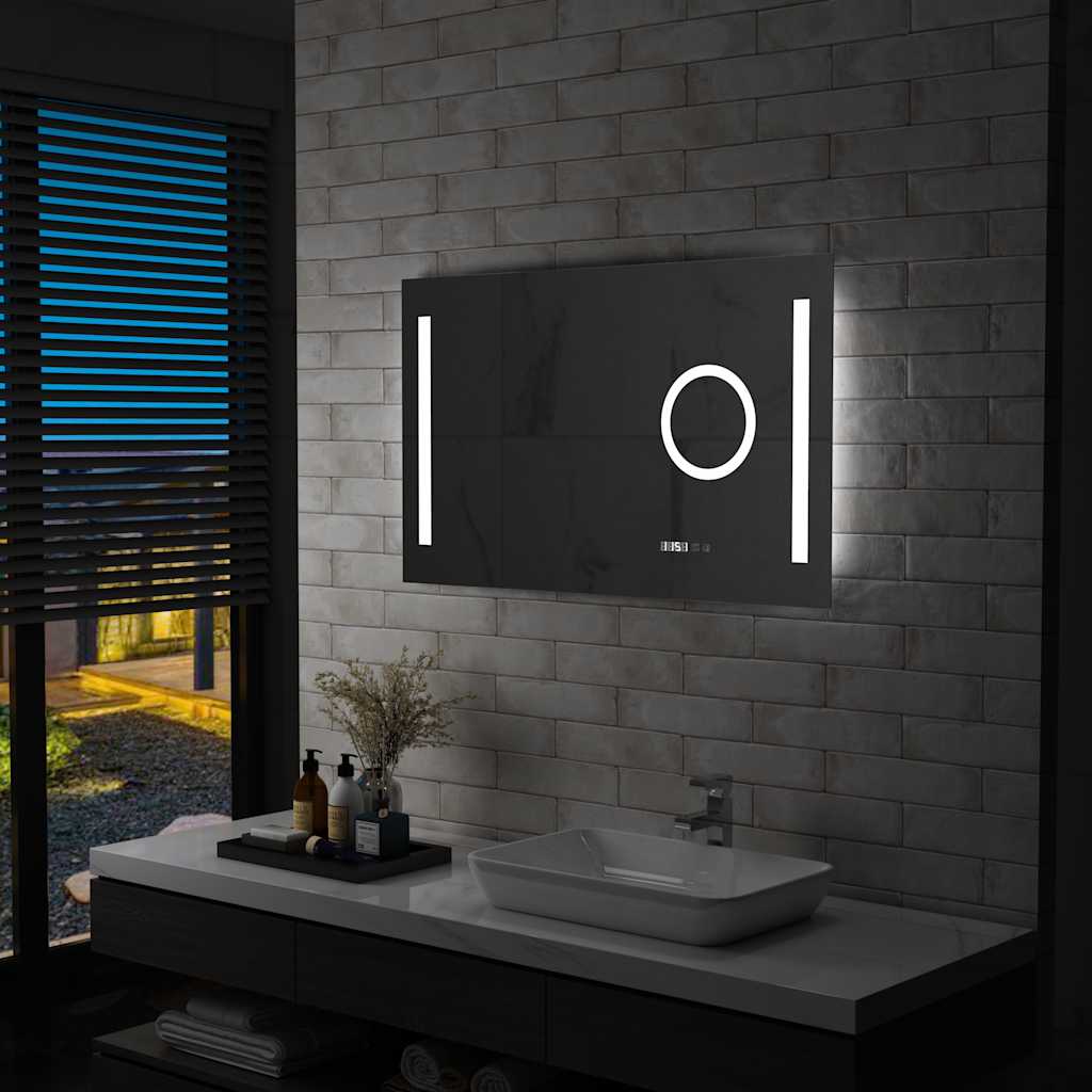 vidaXL Badrumsspegel LED med touch-sensor 100x60 cm vidaXL Badrumsspegel LED med touch-sensor 100x60 cm