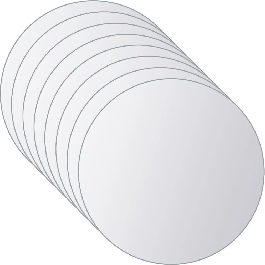 vidaXL Spegelplattor 16 st runt glas vidaXL Spegelplattor 16 st runt glas