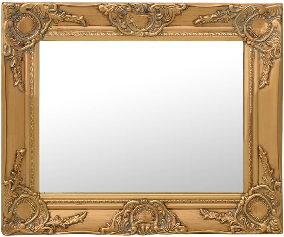 vidaXL Väggspegel barockstil 50x40 cm guld vidaXL Väggspegel barockstil 50x40 cm guld