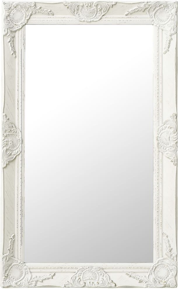 vidaXL Väggspegel barockstil 50x80 cm vit vidaXL Väggspegel barockstil 50x80 cm vit