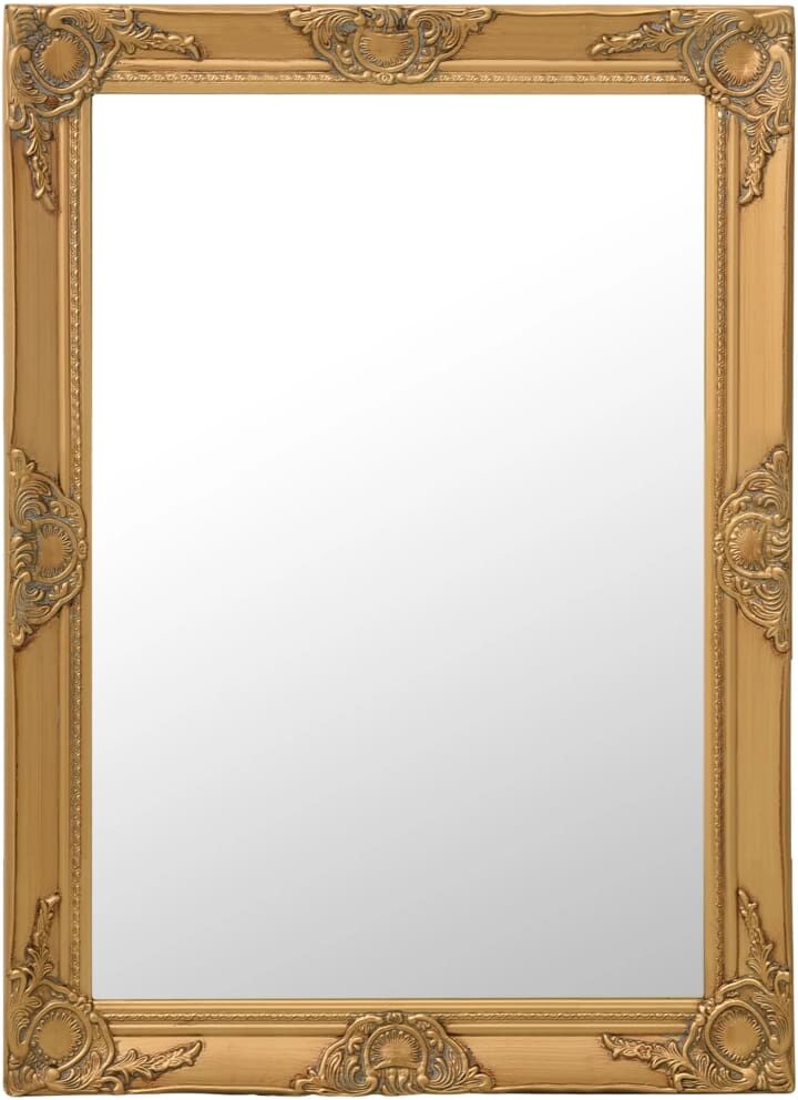 vidaXL Väggspegel barockstil 60x80 cm guld vidaXL Väggspegel barockstil 60x80 cm guld