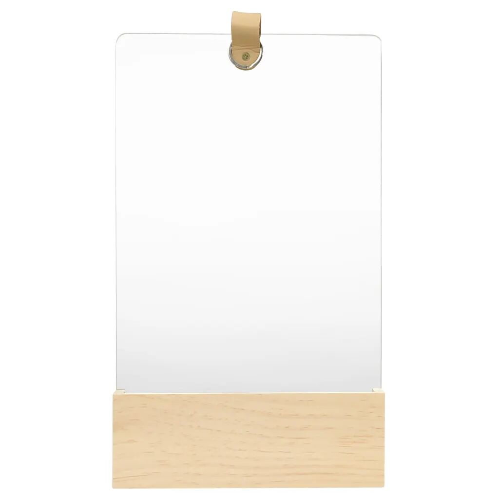 vidaXL Väggspegel massiv furu 23x39,5 cm vidaXL Väggspegel massiv furu 23x39,5 cm