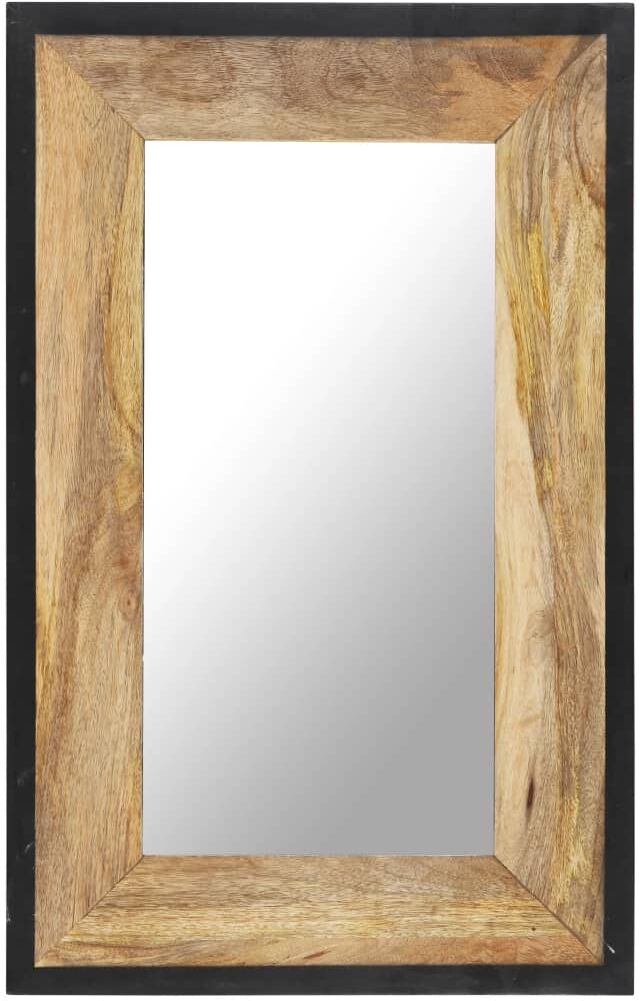 vidaXL Spegel 80x50 cm massivt mangoträ vidaXL Spegel 80x50 cm massivt mangoträ