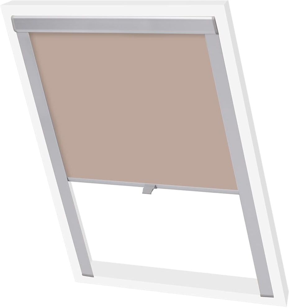 vidaXL Mörkläggande rullgardin beige UK08 vidaXL Mörkläggande rullgardin beige UK08