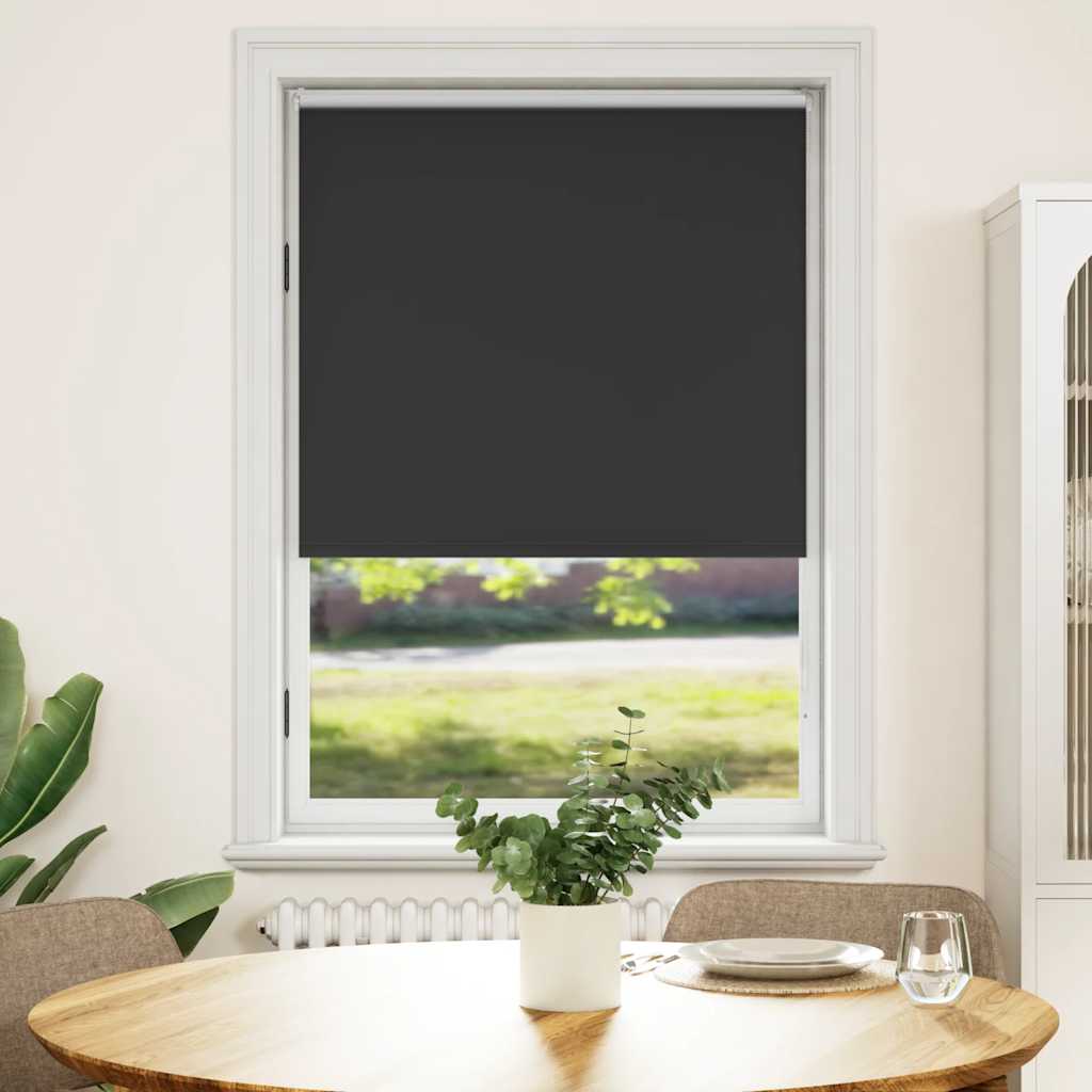 vidaXL Rullgardin svart 80 x 175 cm mörkläggande vidaXL Rullgardin svart 80 x 175 cm mörkläggande