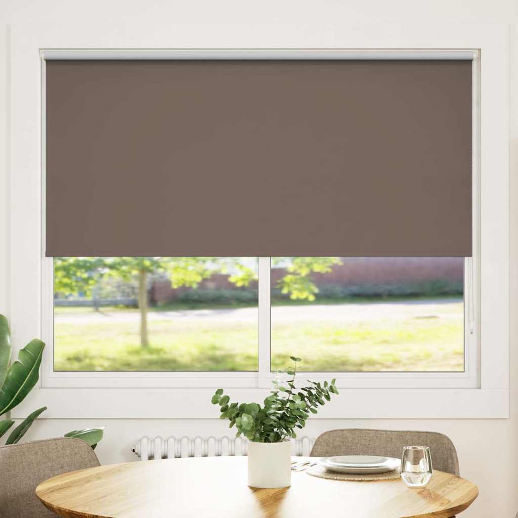 vidaXL Rullgardin brun 140 x 175 cm mörkläggande vidaXL Rullgardin brun 140 x 175 cm mörkläggande