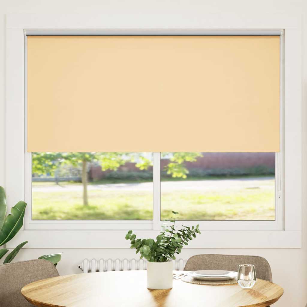vidaXL Rullgardin för mörkläggning 160 x 175 cm beige vidaXL Rullgardin för mörkläggning 160 x 175 cm beige