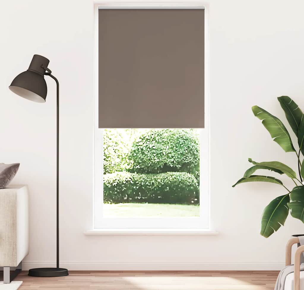 vidaXL Rullgardin brun 80 x 230 cm mörkläggande vidaXL Rullgardin brun 80 x 230 cm mörkläggande