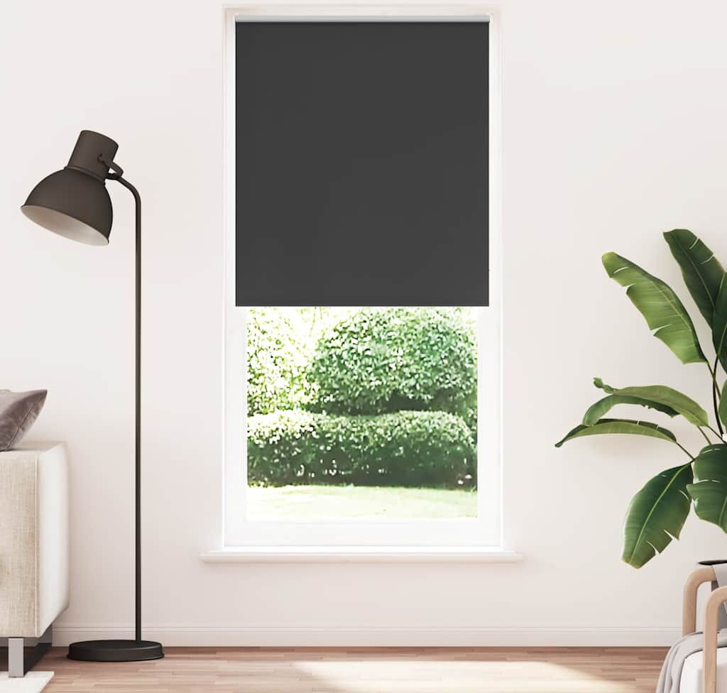 vidaXL Rullgardin svart 100 x 230 cm mörkläggande vidaXL Rullgardin svart 100 x 230 cm mörkläggande