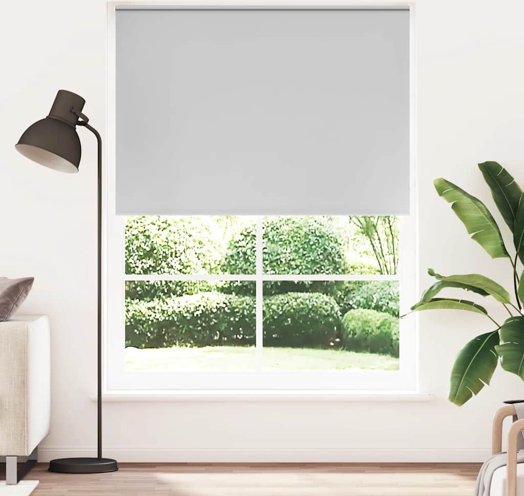 vidaXL Rullgardin för mörkläggning 140 x 230 cm grå