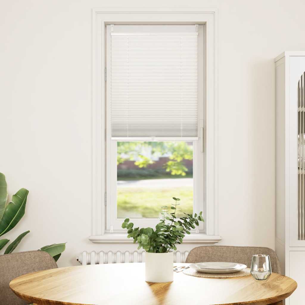 vidaXL Plisségardin 40x150 cm vit vidaXL Plisségardin 40x150 cm vit