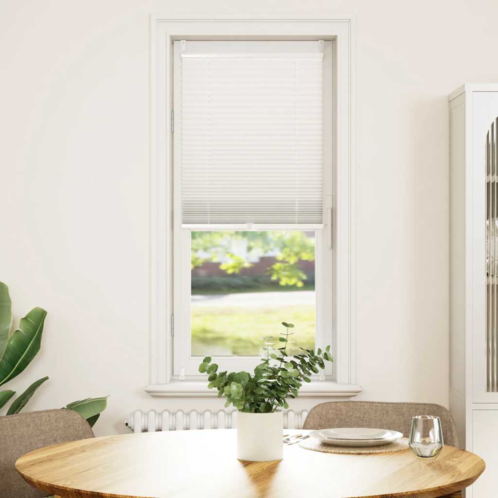 vidaXL Plisségardin 60x125 cm vit vidaXL Plisségardin 60x125 cm vit