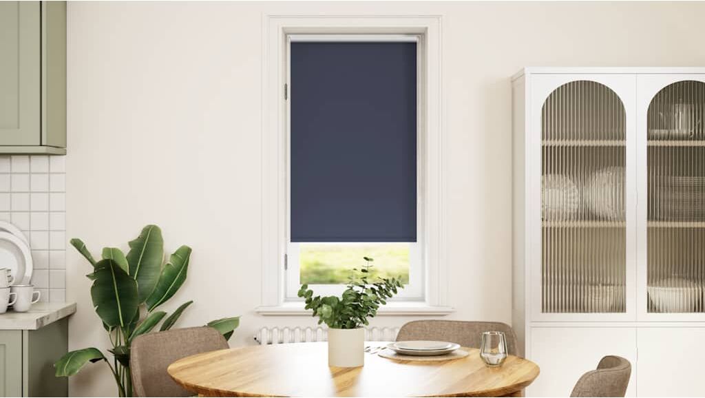 vidaXL Rullgardin mörkläggande 60x120 cm marinblå vidaXL Rullgardin mörkläggande 60x120 cm marinblå