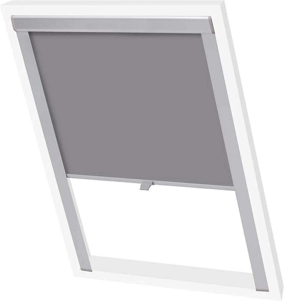 vidaXL Mörkläggande rullgardin grå M04/304 vidaXL Mörkläggande rullgardin grå M04/304