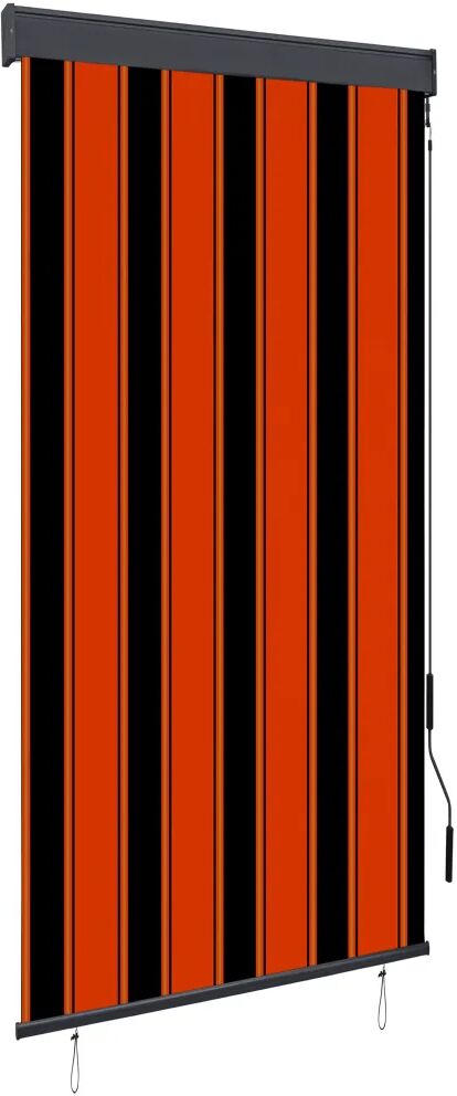 vidaXL Rullgardin utomhus 80x250 cm orange och brun vidaXL Rullgardin utomhus 80x250 cm orange och brun