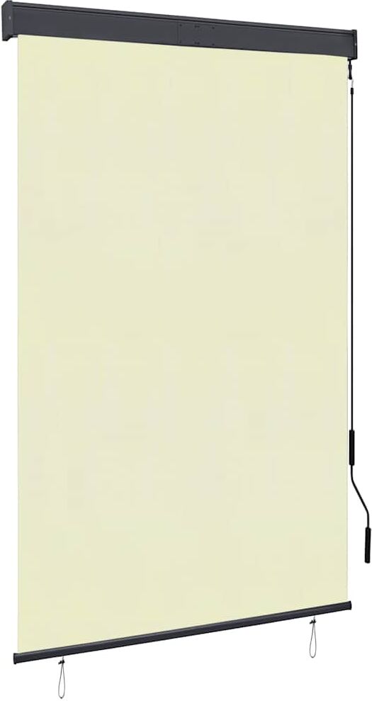 vidaXL Rullgardin utomhus 120x250 cm gräddvit vidaXL Rullgardin utomhus 120x250 cm gräddvit