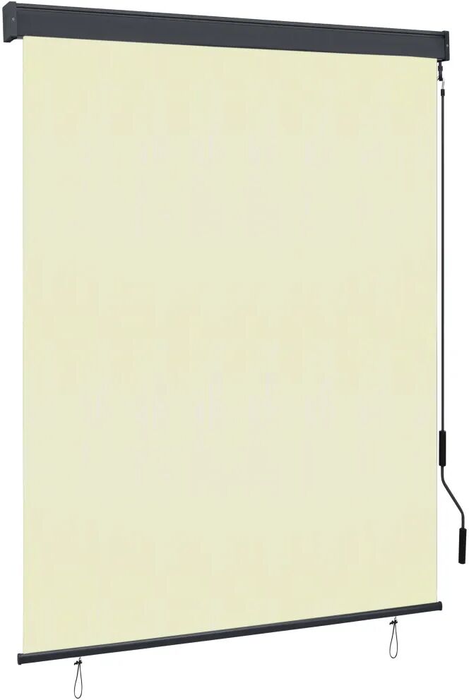 vidaXL Rullgardin utomhus 140x250 cm gräddvit vidaXL Rullgardin utomhus 140x250 cm gräddvit