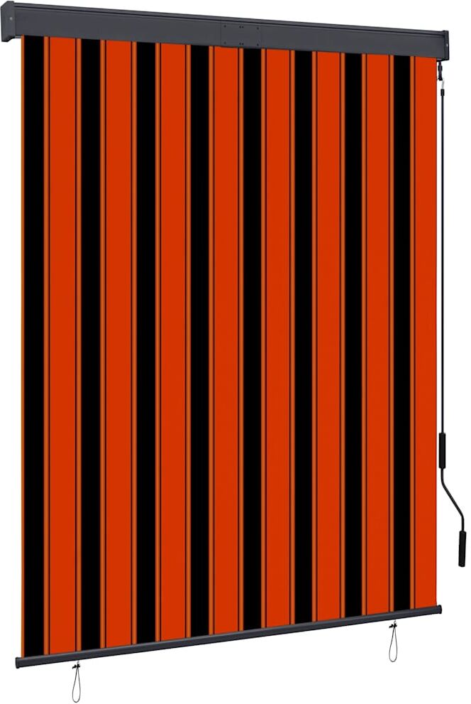 vidaXL Rullgardin utomhus 140x250 cm orange och brun vidaXL Rullgardin utomhus 140x250 cm orange och brun