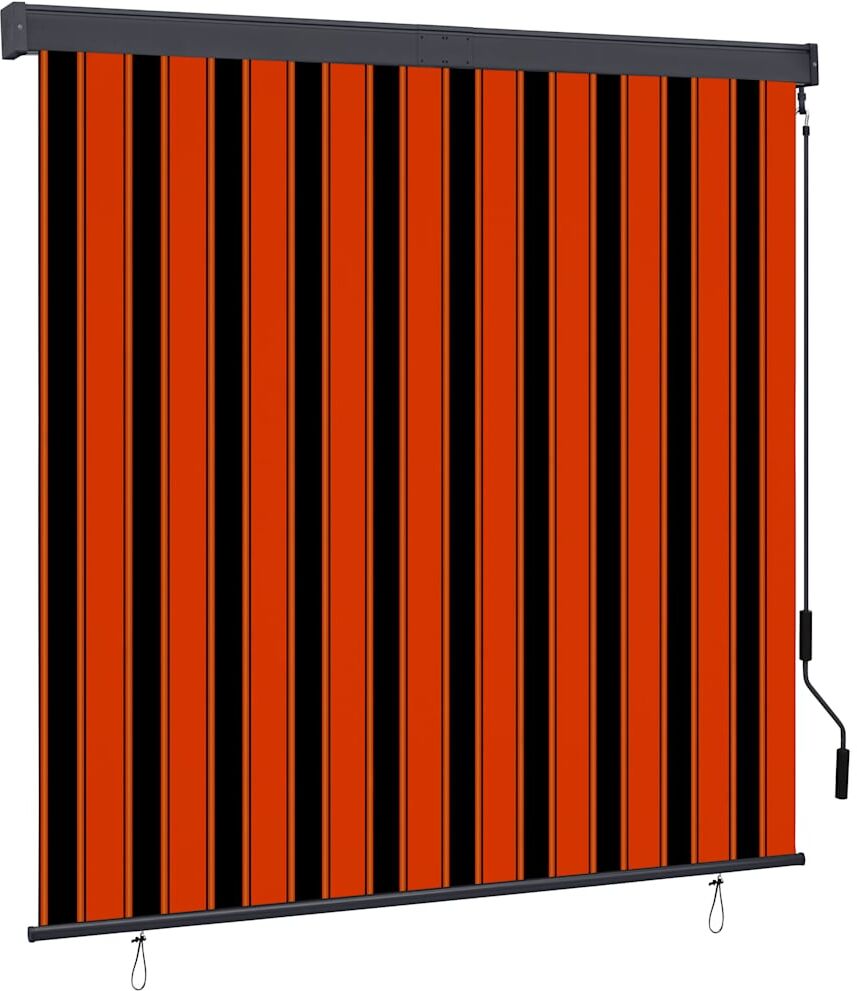 vidaXL Rullgardin utomhus 160x250 cm orange och brun vidaXL Rullgardin utomhus 160x250 cm orange och brun