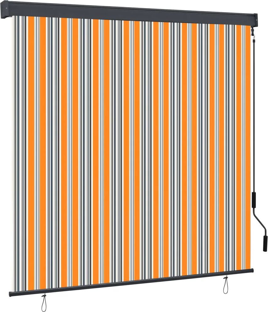vidaXL Rullgardin utomhus 170x250 cm gul och blå vidaXL Rullgardin utomhus 170x250 cm gul och blå