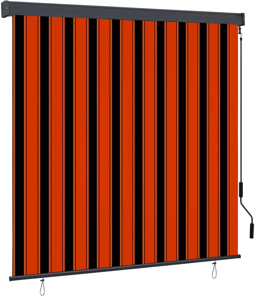 vidaXL Rullgardin utomhus 170x250 cm orange och brun vidaXL Rullgardin utomhus 170x250 cm orange och brun