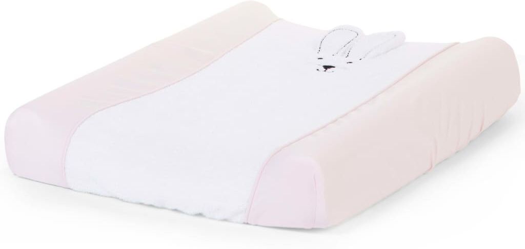 CHILDHOME Skötbäddsöverdrag kanin jersey rosa CHILDHOME Skötbäddsöverdrag kanin jersey rosa