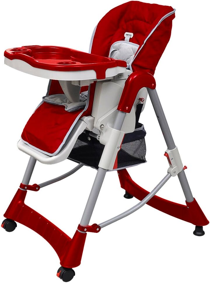 vidaXL Barnstol Deluxe höjdjusterbar vinröd vidaXL Barnstol Deluxe höjdjusterbar vinröd