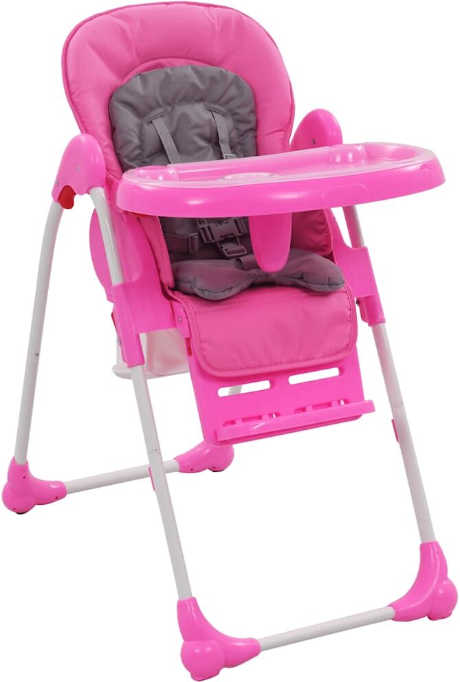 vidaXL Barnstol rosa och grå vidaXL Barnstol rosa och grå