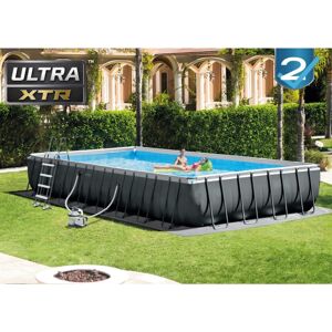 Intex Poolset Ultra XTR Frame rektangulär 975x488x132 cm