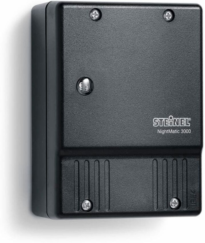 Steinel Skymningsrelä NightMatic 3000 Twilight Switch Svart Steinel Skymningsrelä NightMatic 3000 Twilight Switch Svart