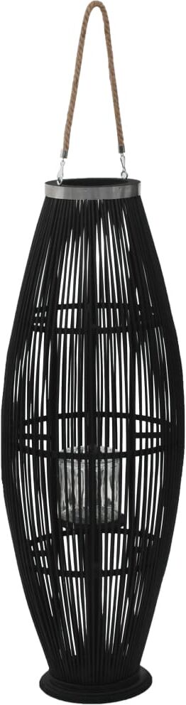 vidaXL Hängande ljuslykta bambu 95 cm svart vidaXL Hängande ljuslykta bambu 95 cm svart
