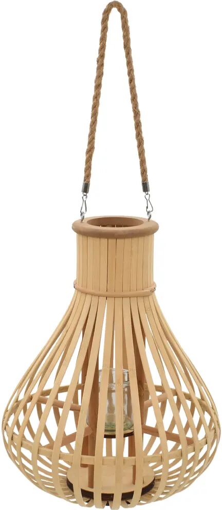vidaXL Hängande ljuslykta bambu naturlig vidaXL Hängande ljuslykta bambu naturlig