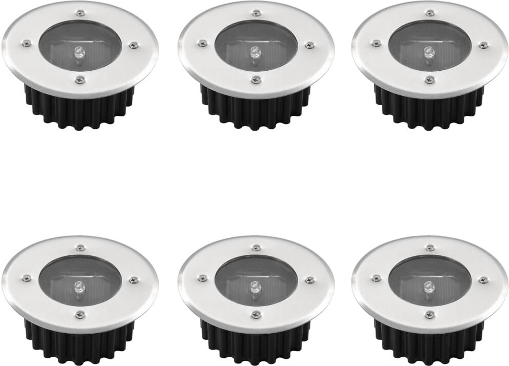 vidaXL Markspotlights 6 st solcell vidaXL Markspotlights 6 st solcell