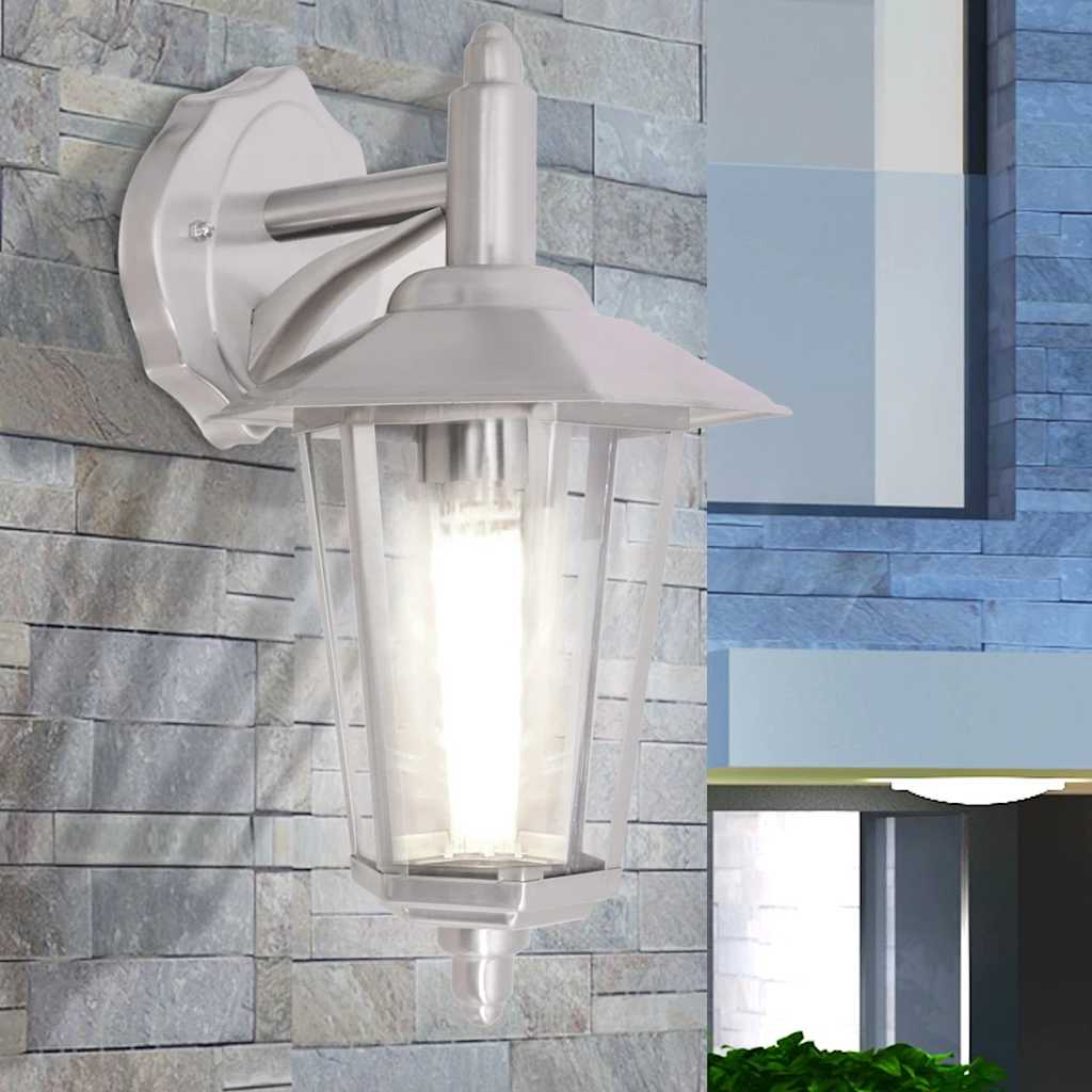 vidaXL Downlight utomhusvägglykta rostfritt stål vidaXL Downlight utomhusvägglykta rostfritt stål